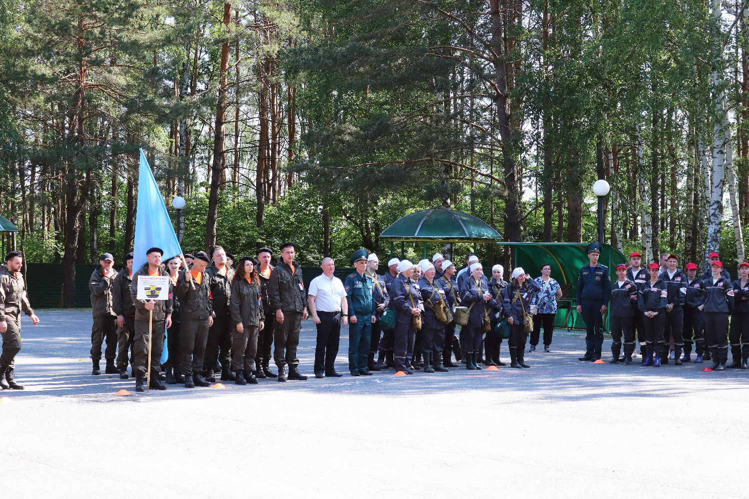 В нашем санатории состоялись соревнования санитарных формирований гражданской обороны Гомельской области.